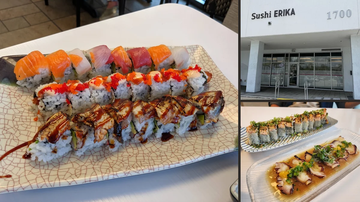 Fresh rolls beside soy sauce.
